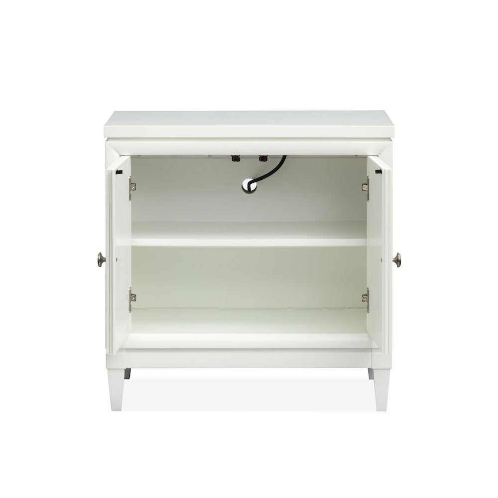 Springhouse Whisper White Door Nightstand