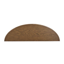 Tanner Tawny Brown Demilune Sofa Table
