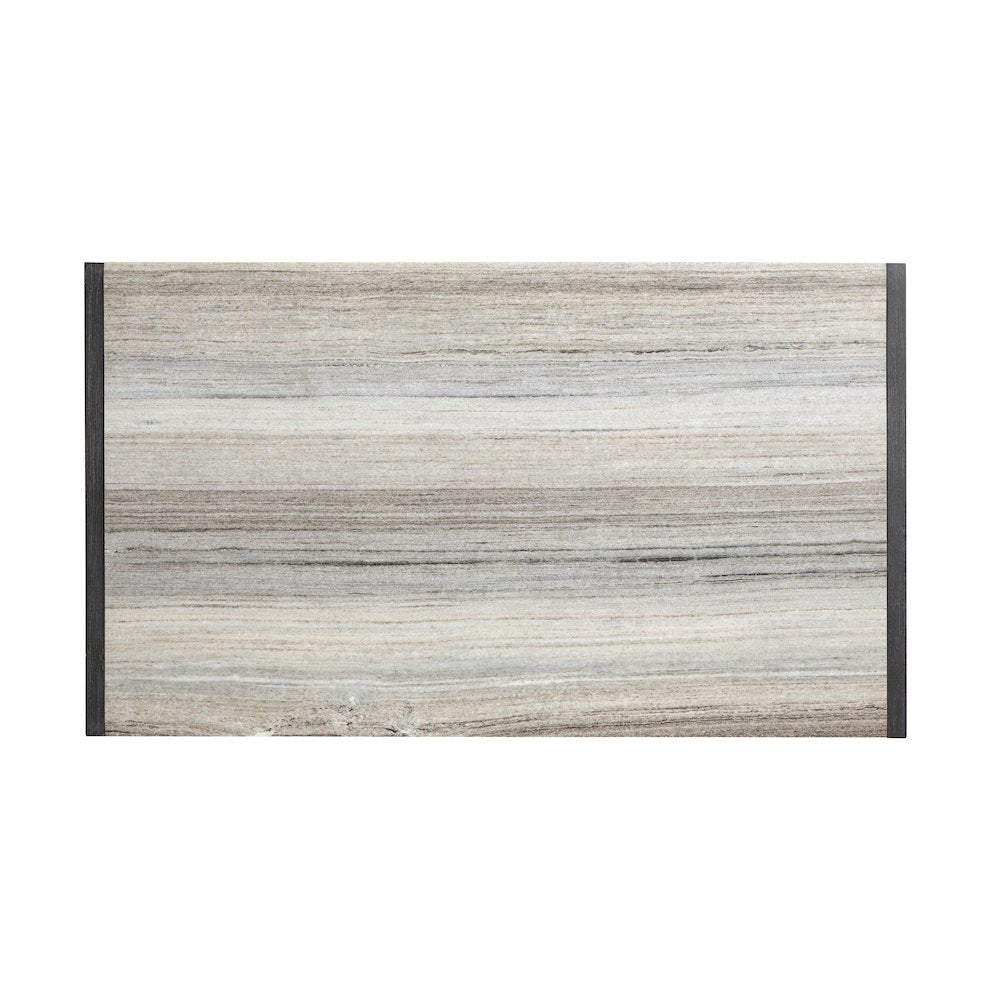 Plum Creek Ravenwood Black Rectangular Cocktail Table With Casters