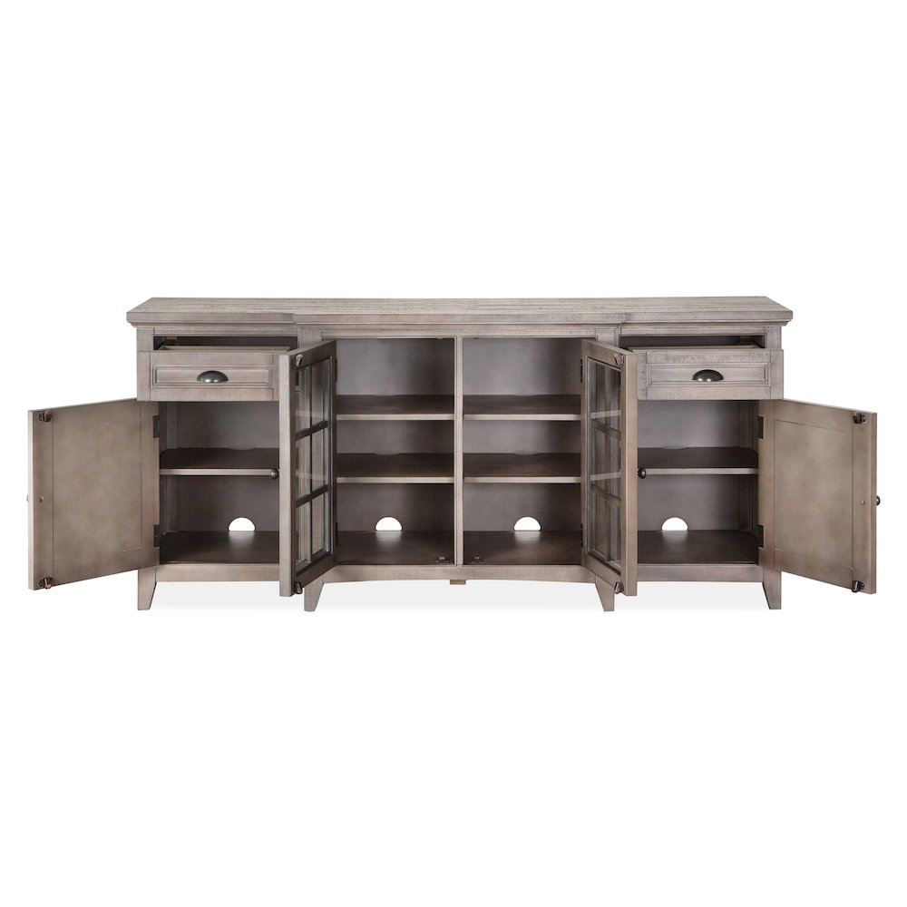 Paxton Place Dovetail Grey 70" Console