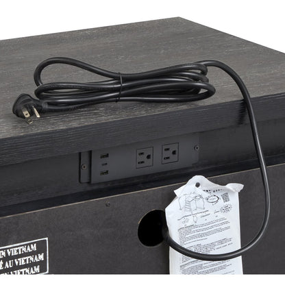 Kinsley Black Heron Drawer Nightstand