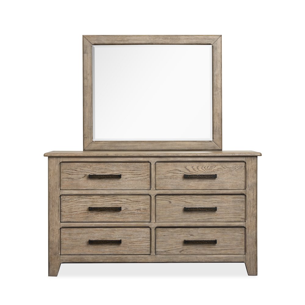 Claremont Smokey Taupe Dresser With Landscape Mirror