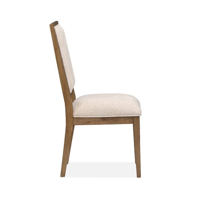 Marcel Harvest Brown Upholstered Side Chair Two Pack