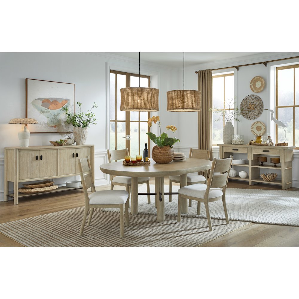 Sunset Cove Sanibel Brown Upholstered Side Chair Two Pack