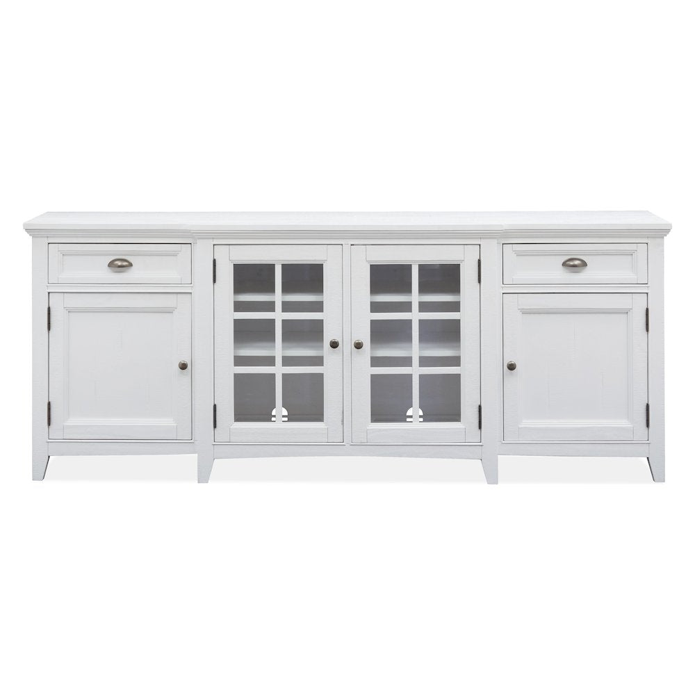 Heron Cove Chalk White 80" Console