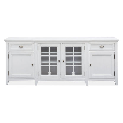 Heron Cove Chalk White 80" Console