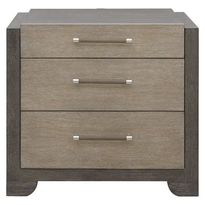 Pulaski Anderson Park Moose Trail And Frontier Brown 3 Drawer Nightstand