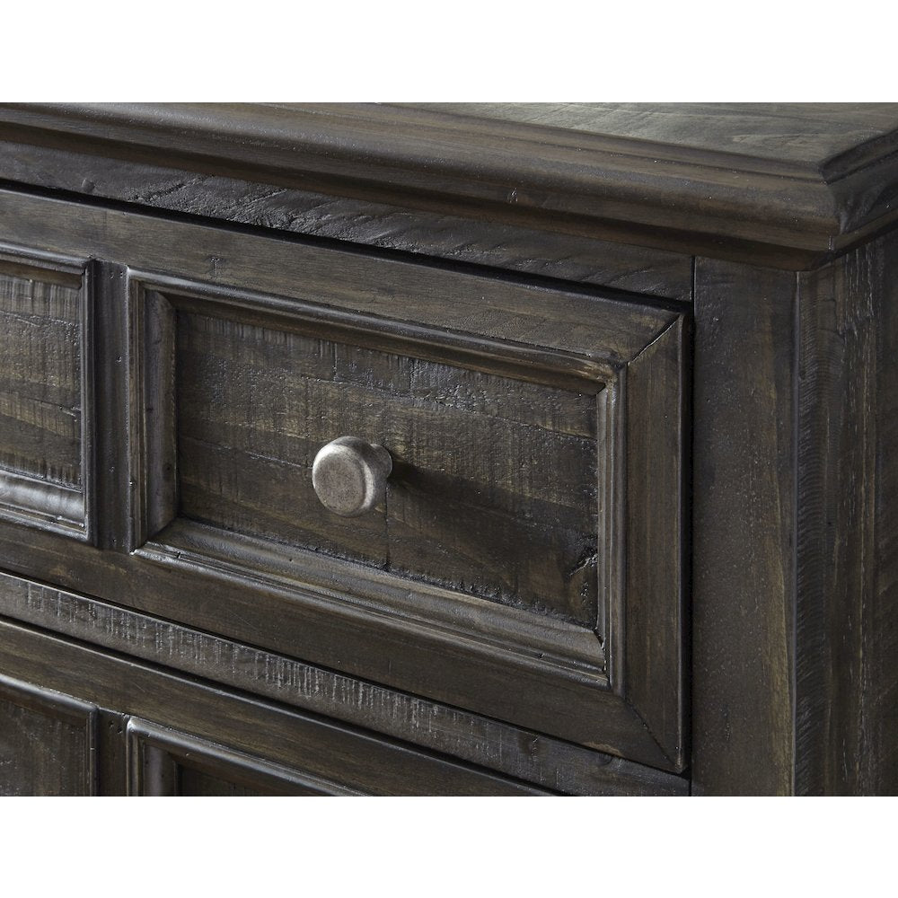 Calistoga Weathered Charcoal Drawer Chest