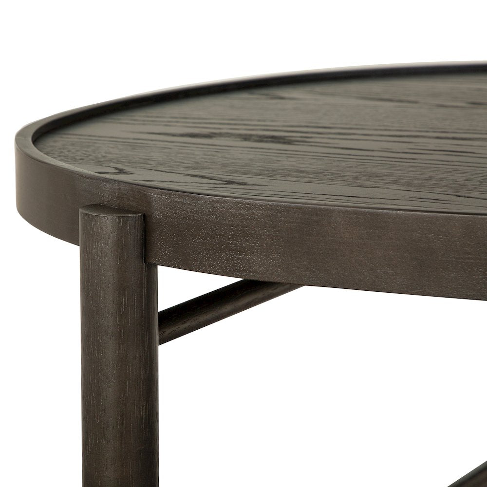 Hadleigh Black Coffee Bean Shaped Nesting Cocktail Table