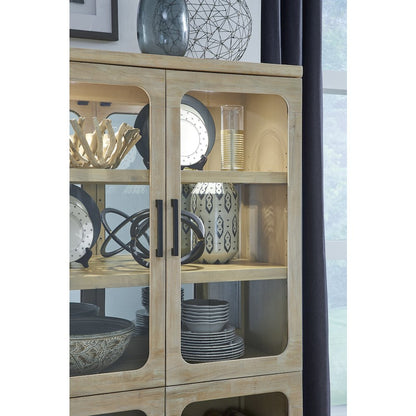 Somerset Butternut Buffet Curio