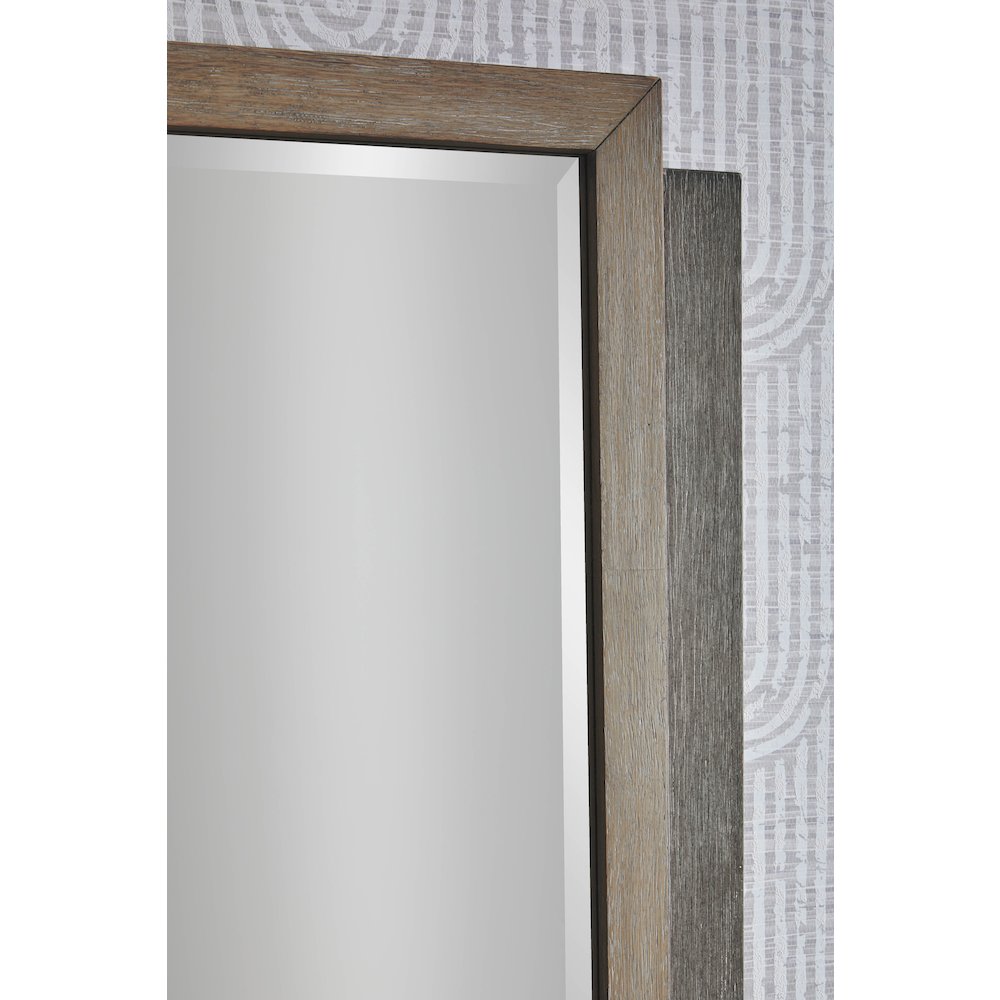 Pulaski Anderson Park Moose Trail And Frontier Brown Dresser Mirror