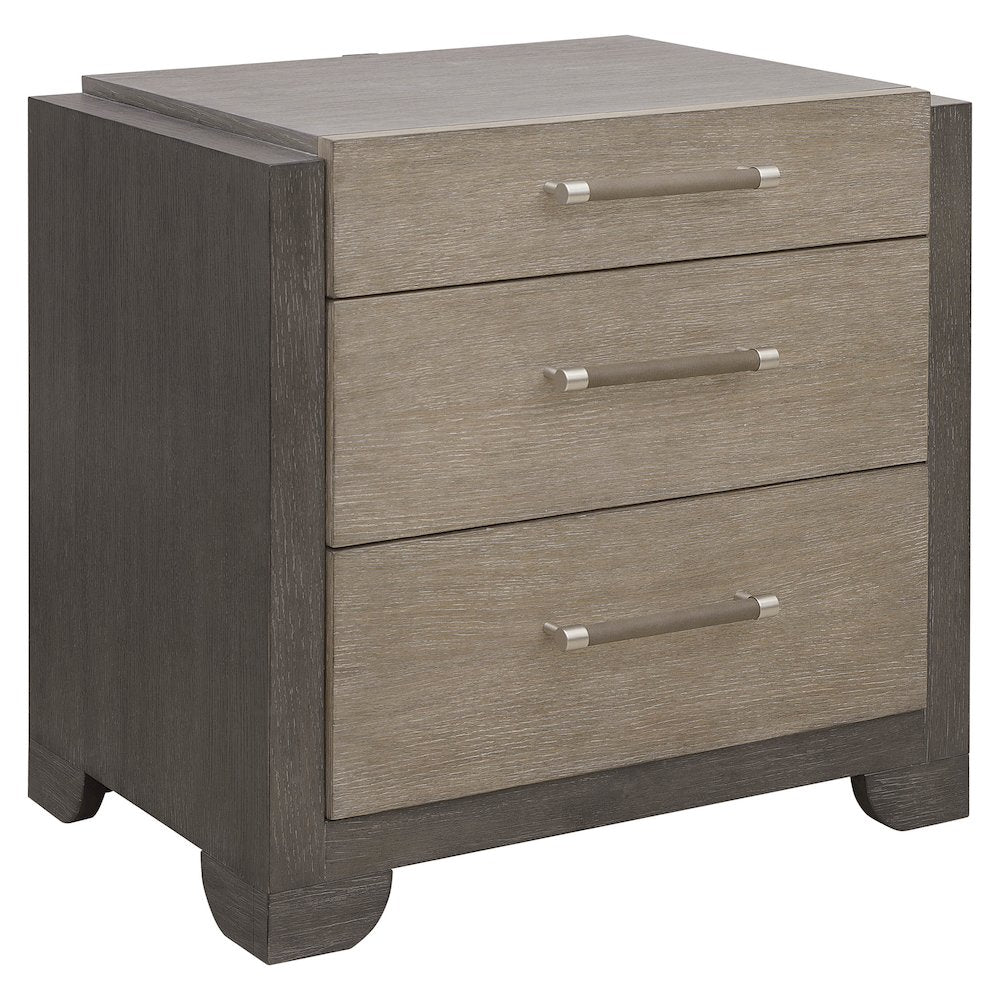 Pulaski Anderson Park Moose Trail And Frontier Brown 3 Drawer Nightstand