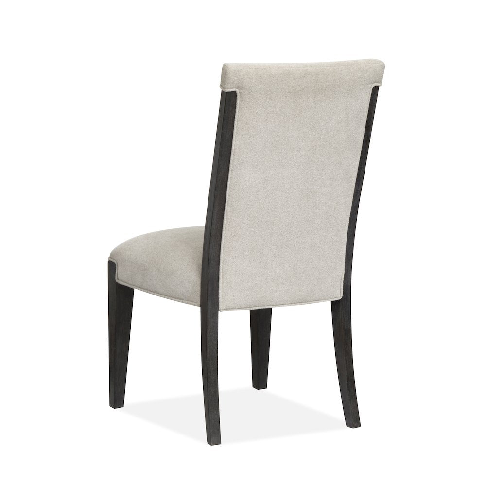 Plum Creek Ravenwood Black Upholstered Side Chair Two Pack