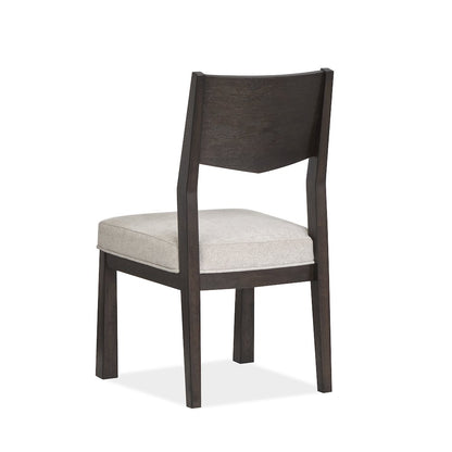 Tauren Coffee Bean Upholstered Side Chair Two Pack
