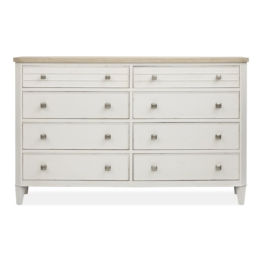 Echo Isles Sea Pearl And Driftwood Double Drawer Dresser