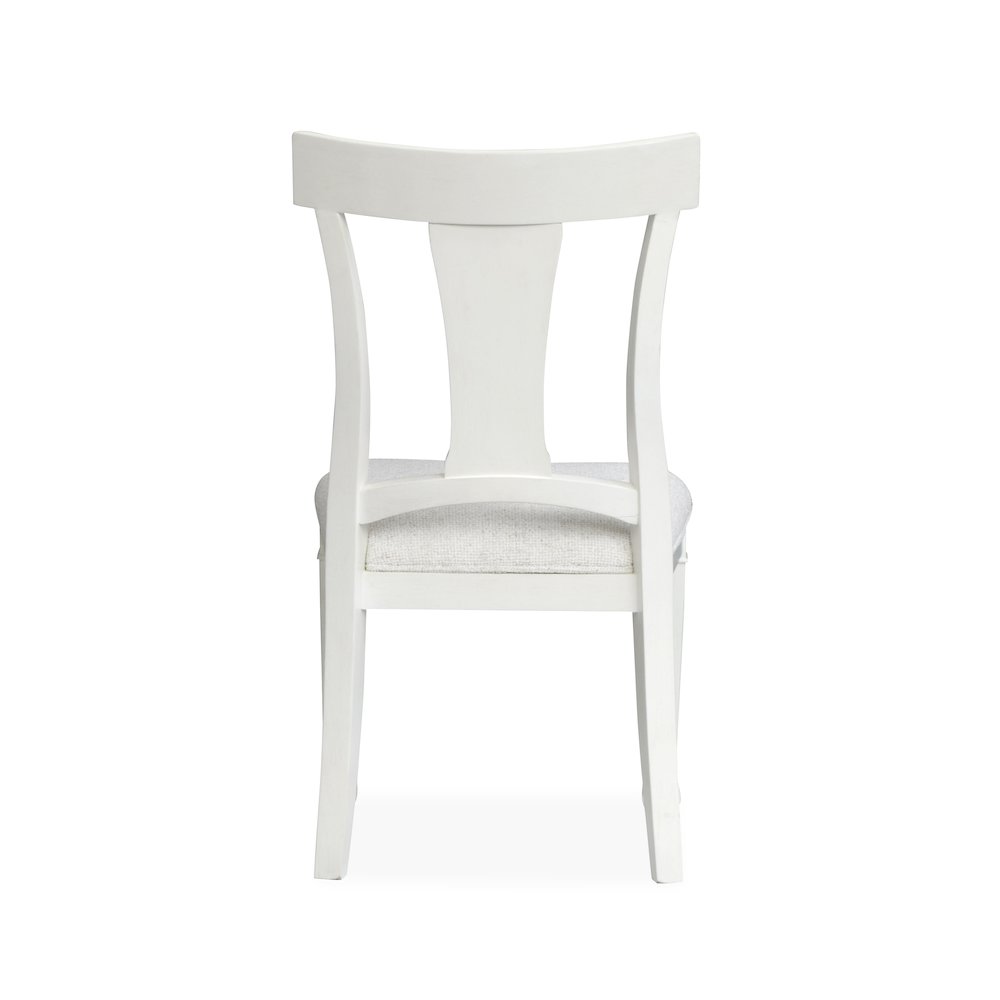 Kingston Whisper White And Cerused Nutmeg Upholstered Side Chair Two Pack
