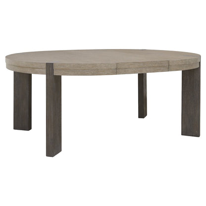 Pulaski Anderson Park Moose Trail And Frontier Brown Round Dining Table