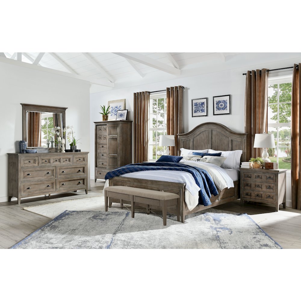 Paxton Place Dovetail Grey Door Chest