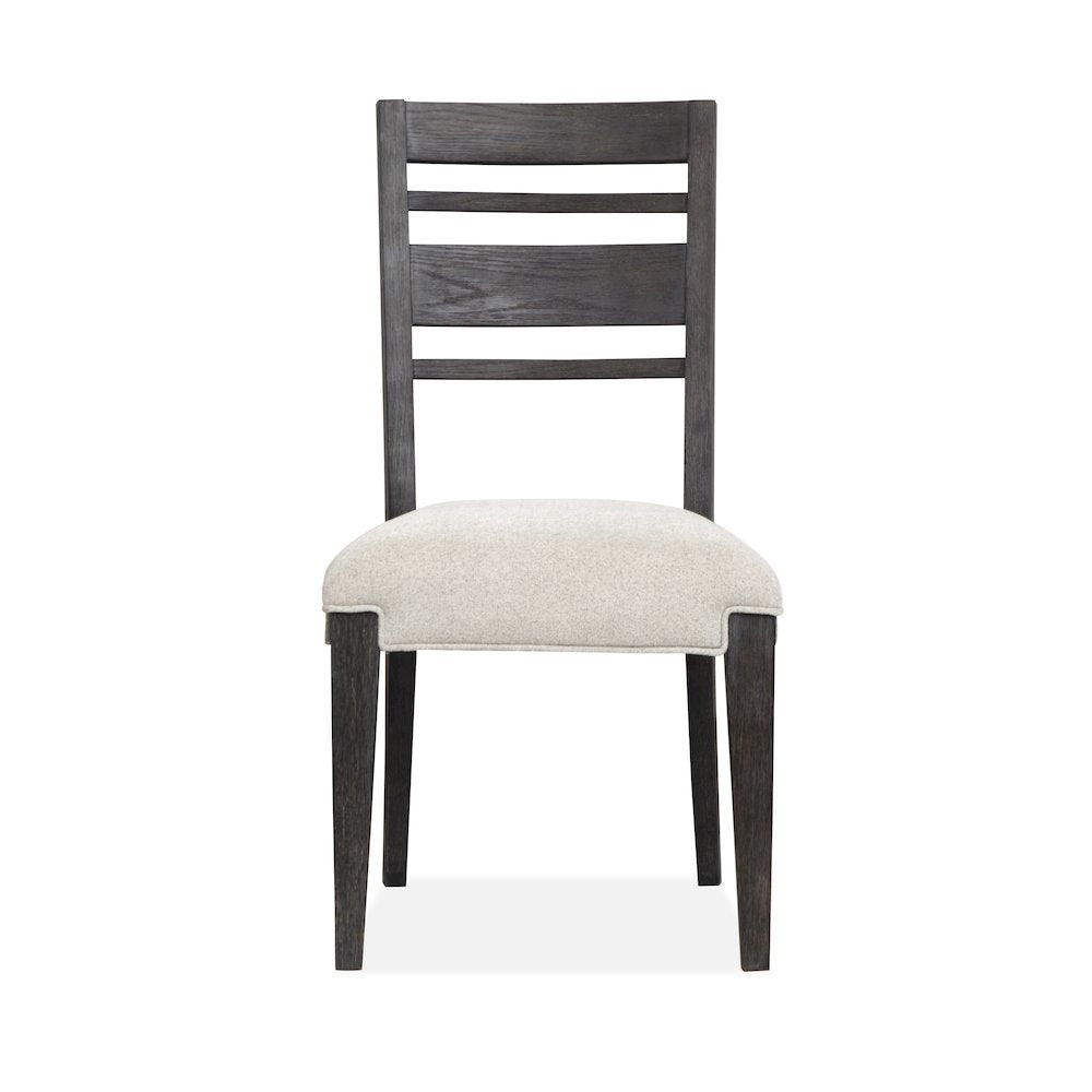 Plum Creek Ravenwood Black Upholstered Side Chair Two Pack