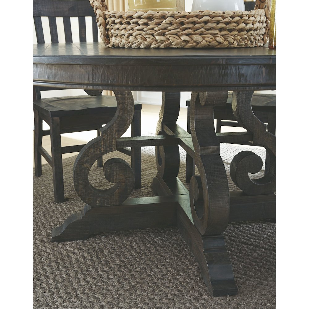 Bellamy Peppercorn 48" Round Dining Table