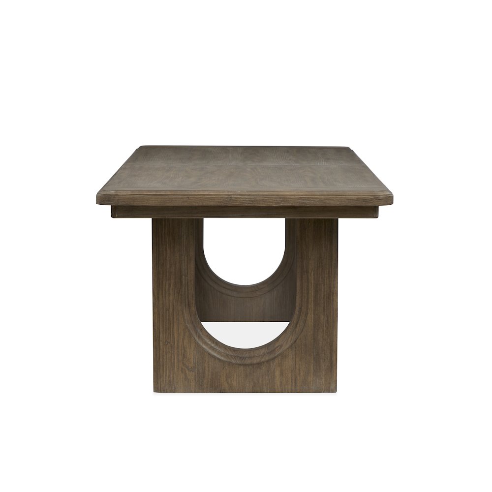Westbourne Dark Umber Extendable Trestle Dining Table