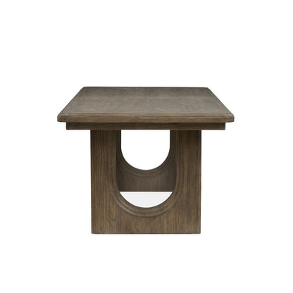 Westbourne Dark Umber Extendable Trestle Dining Table