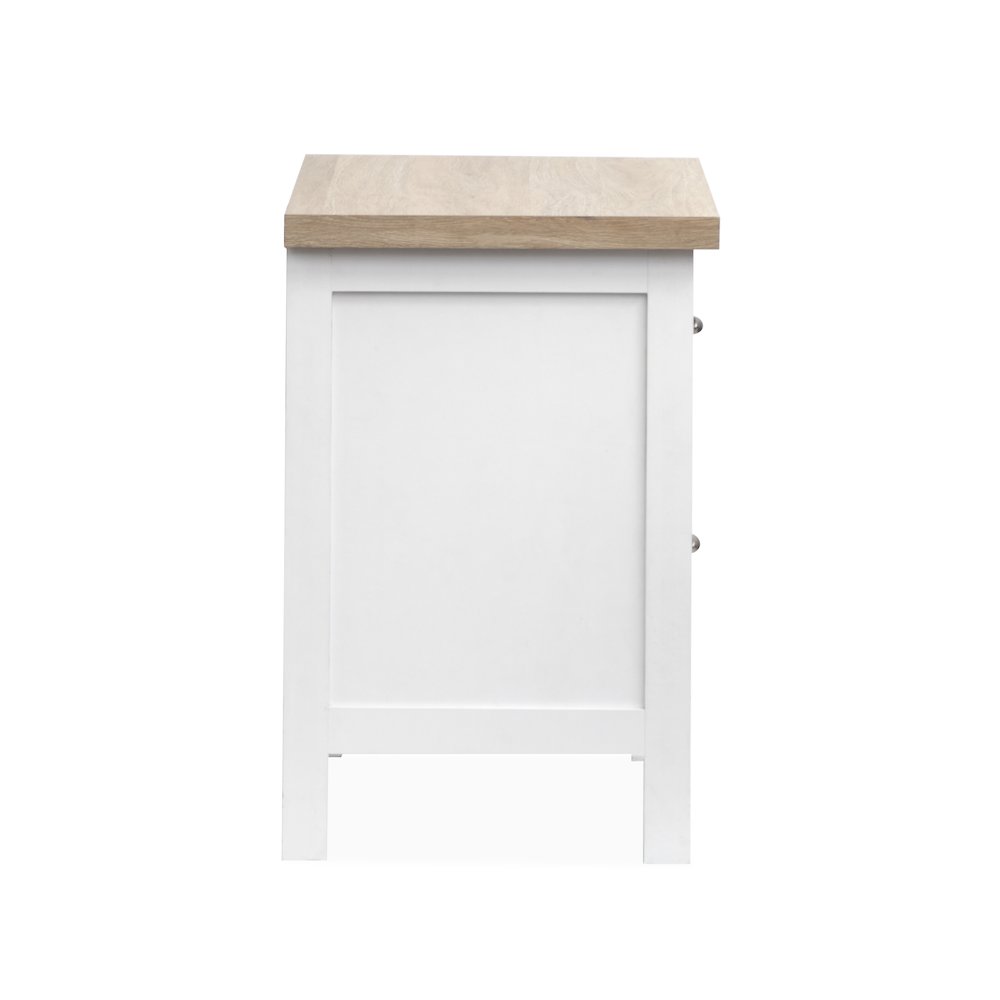 Windmill Harbour White Whisp And Sand Drawer Nightstand