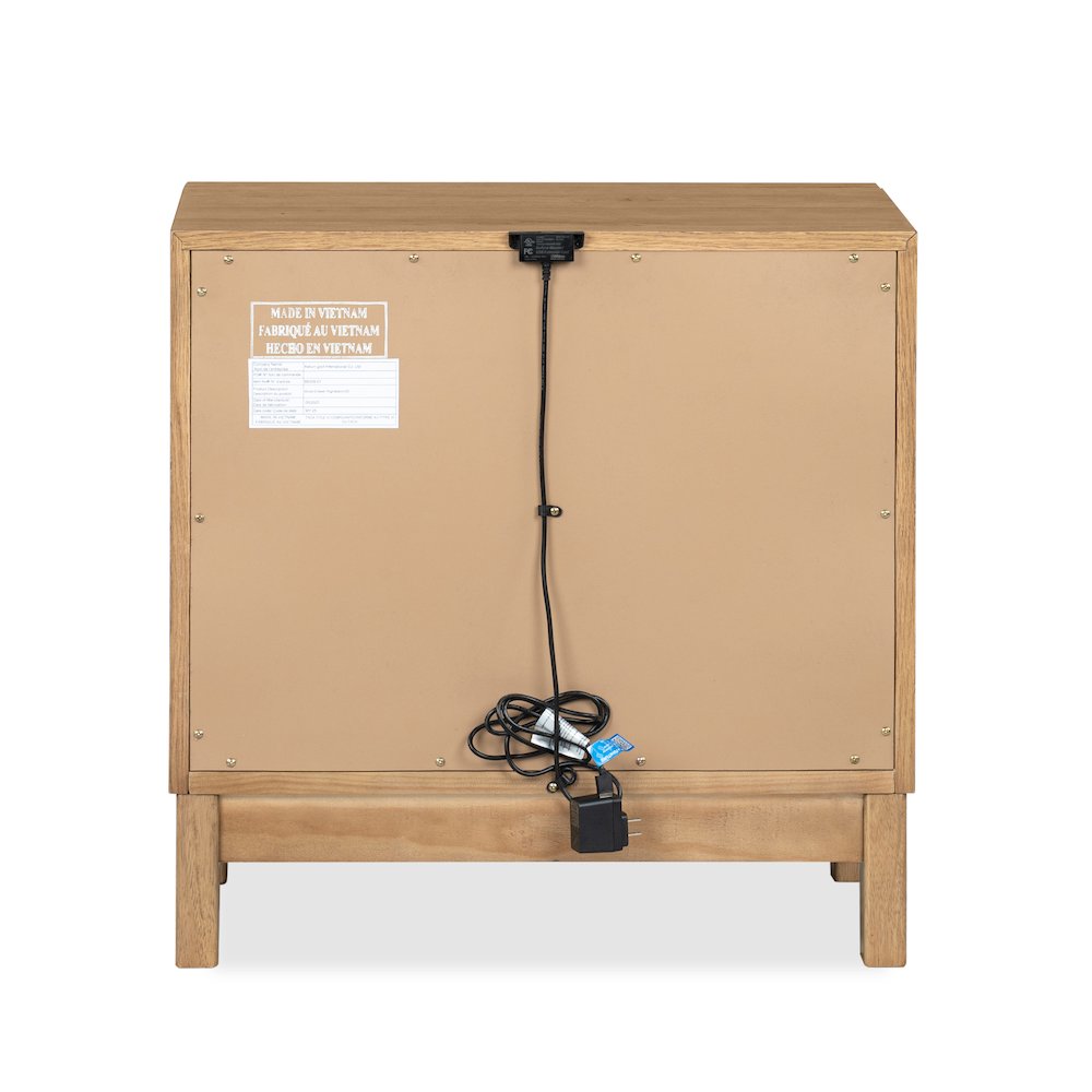 Davenport Rustic Caramel Drawer Nightstand