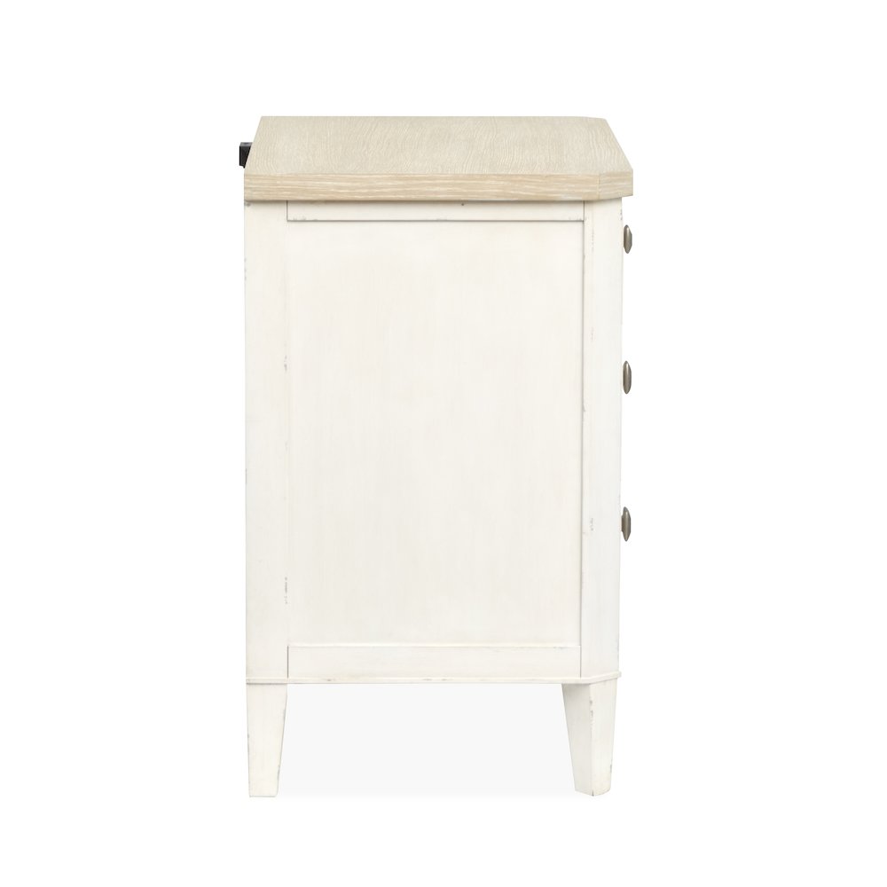 Echo Isles Sea Pearl And Driftwood Drawer Nightstand