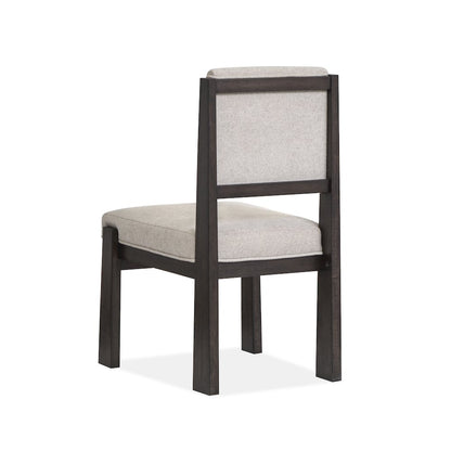 Tauren Coffee Bean Upholstered Side Chair Two Pack