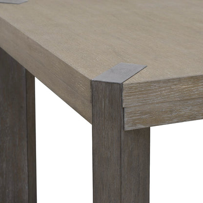 Pulaski Anderson Park Moose Trail And Frontier Brown Leg Dining Table