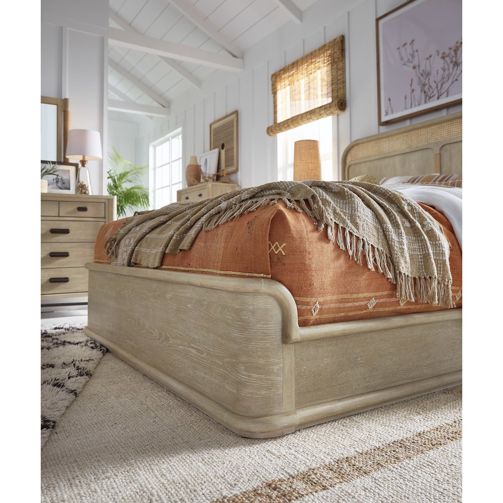 Sunset Cove Sanibel Brown Queen Panel Bed