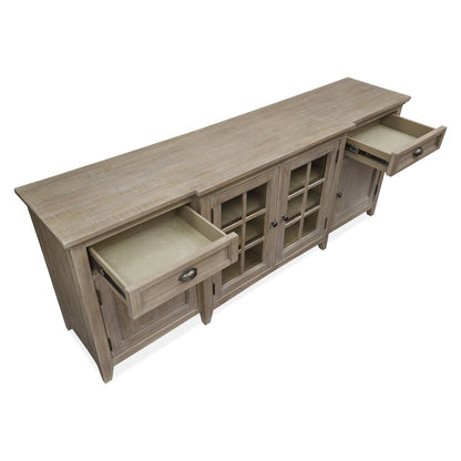 Paxton Place Dovetail Grey 80" Console
