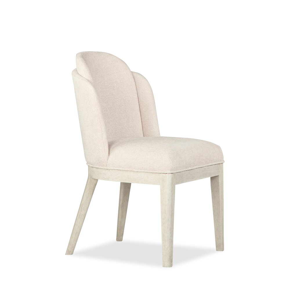 Lorelei Misty Cloud Upholstered Host Chair Two Pack