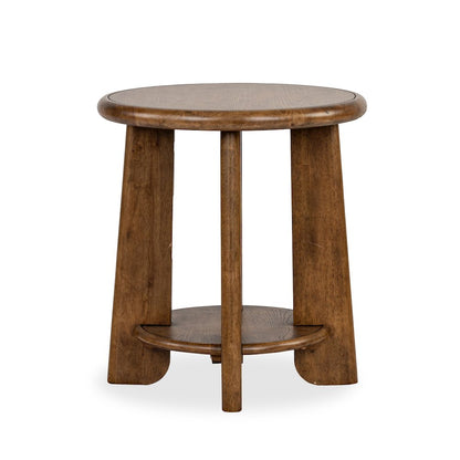 Tanner Tawny Brown Round End Table