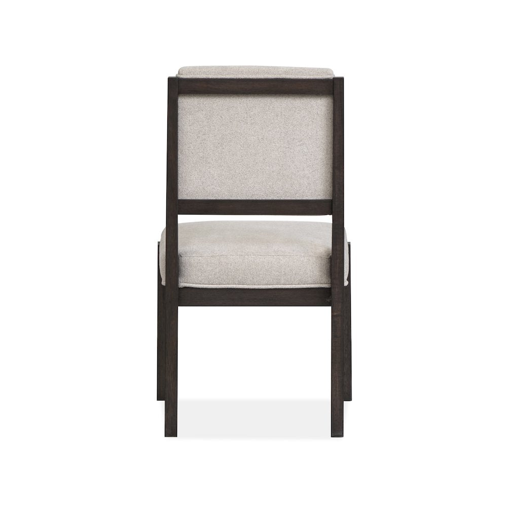 Tauren Coffee Bean Upholstered Side Chair Two Pack