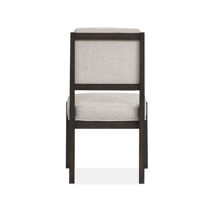 Tauren Coffee Bean Upholstered Side Chair Two Pack