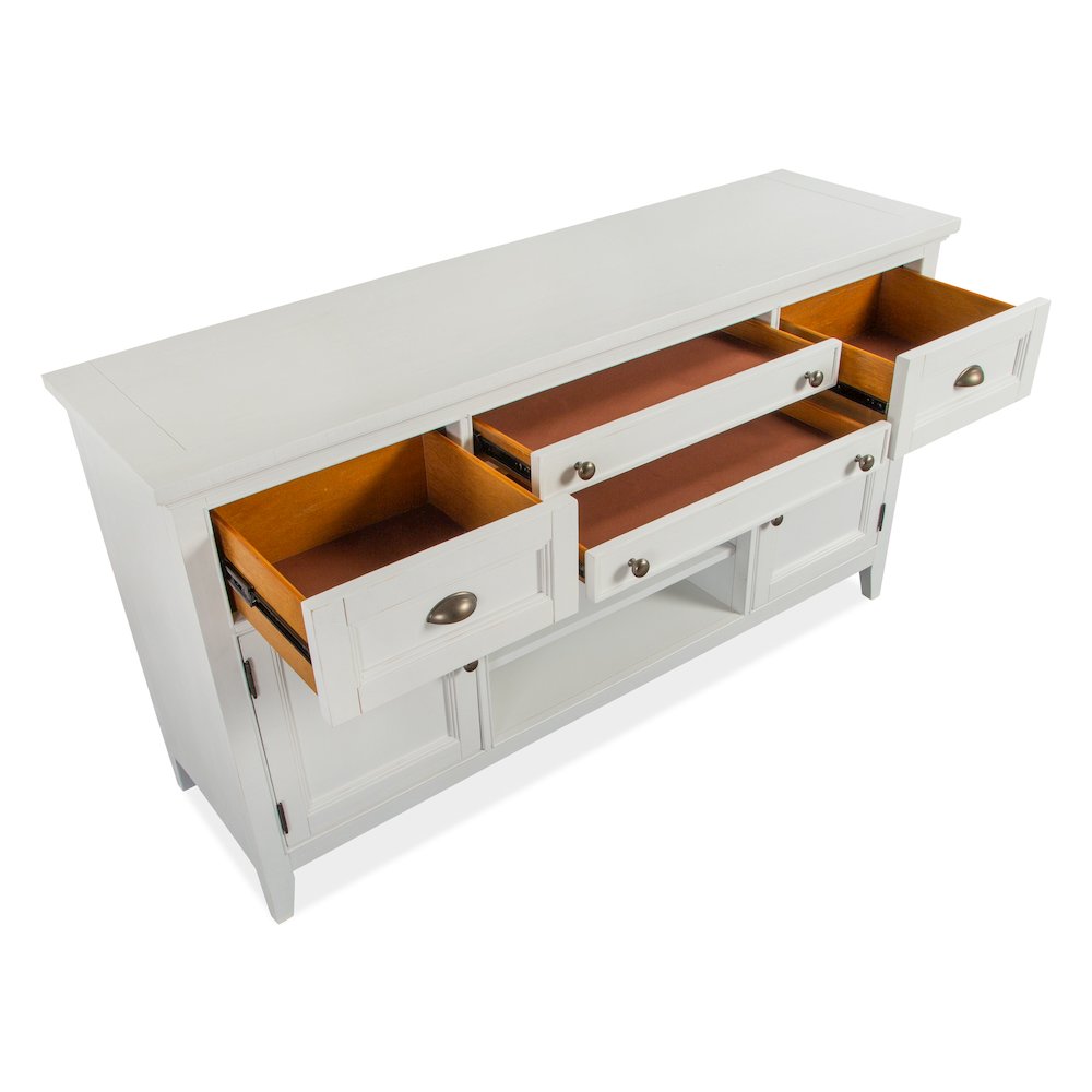 Heron Cove Chalk White And Dovetail Grey Buffet