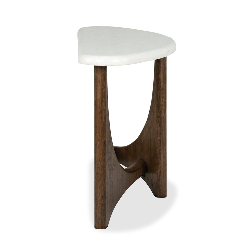 Arwen Turkish Coffee Demilune Sofa Table