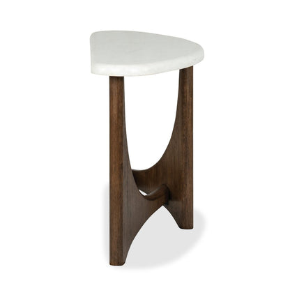 Arwen Turkish Coffee Demilune Sofa Table