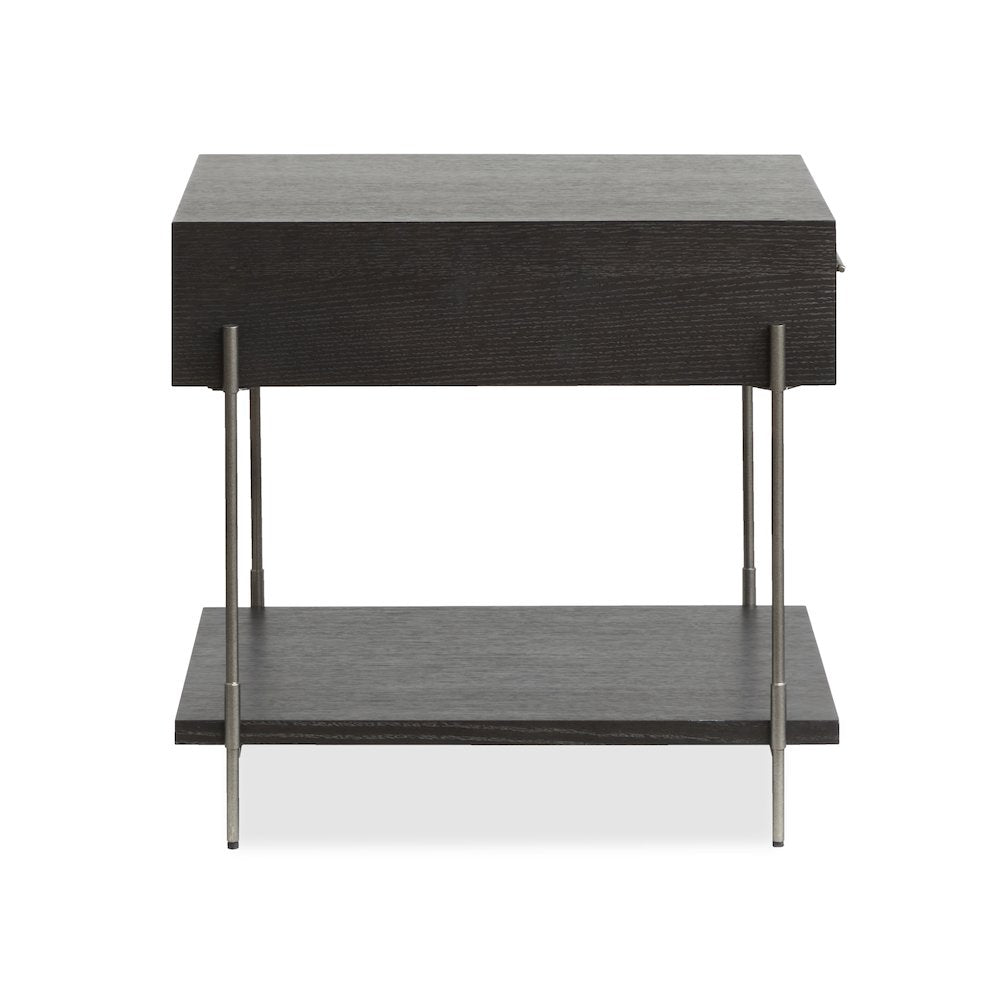 Spencer Dark Briarsmoke Rectangular End Table