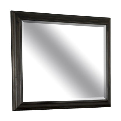 Bellamy Peppercorn Drawer Dresser With Landscape Mirror