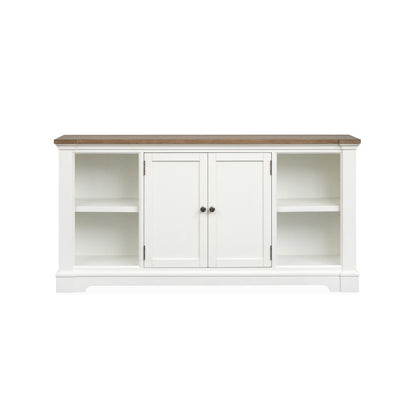 Kingston Whisper White And Cerused Nutmeg Credenza