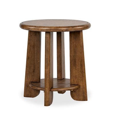 Tanner Tawny Brown Round End Table