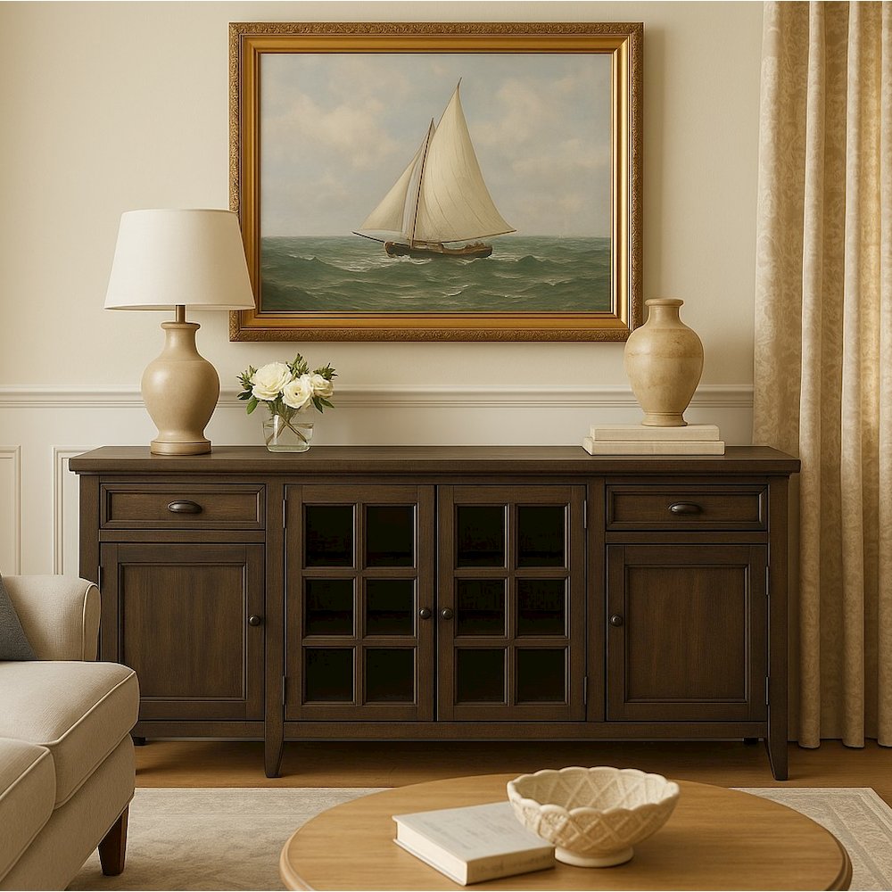 Bay Creek Toasted Nutmeg 80" Console