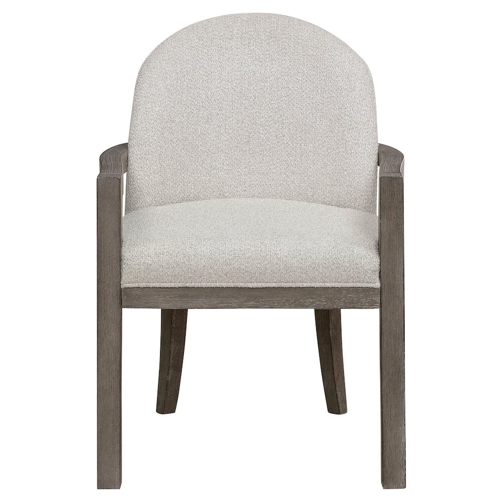 Pulaski Anderson Park Moose Trail And Frontier Brown Upholstered Host Chair