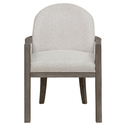 Pulaski Anderson Park Moose Trail And Frontier Brown Upholstered Host Chair