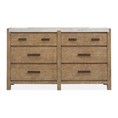 Plum Creek Sierra Brown Drawer Dresser