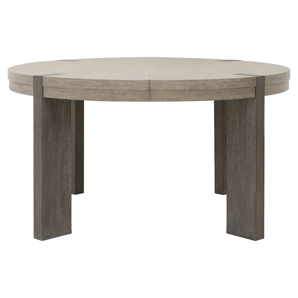 Pulaski Anderson Park Moose Trail And Frontier Brown Round Dining Table