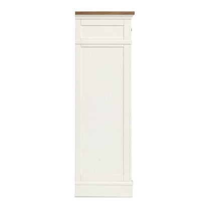 Kingston Whisper White And Cerused Nutmeg Drawer Chest